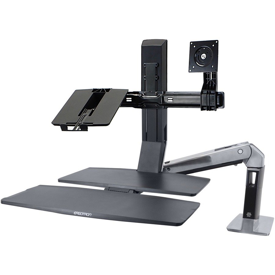 Ergotron WorkFit Multi Component Mount for Workstation - Black