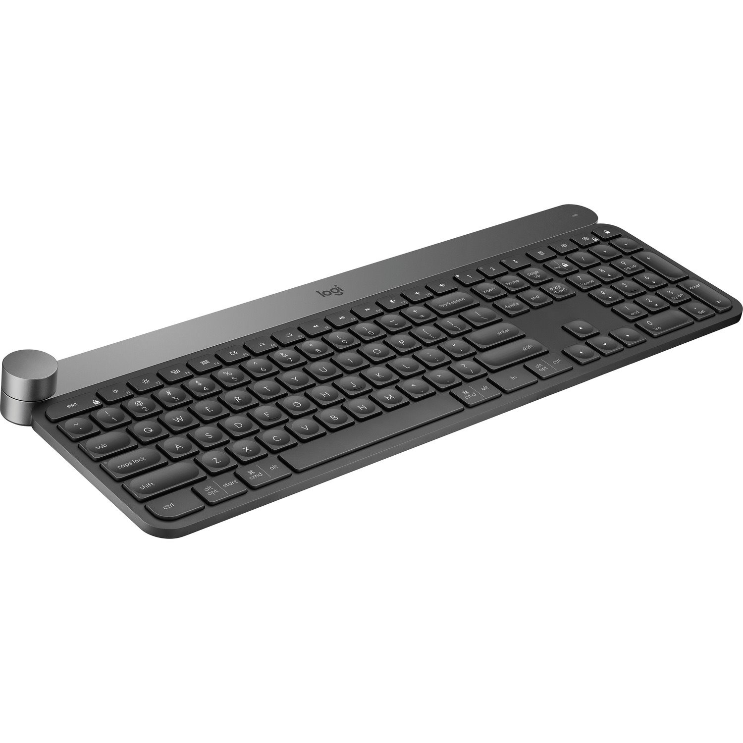 Logitech Craft Keyboard - Wireless Connectivity - USB Interface - Jog Dial - English (UK) - QWERTY Layout - Black