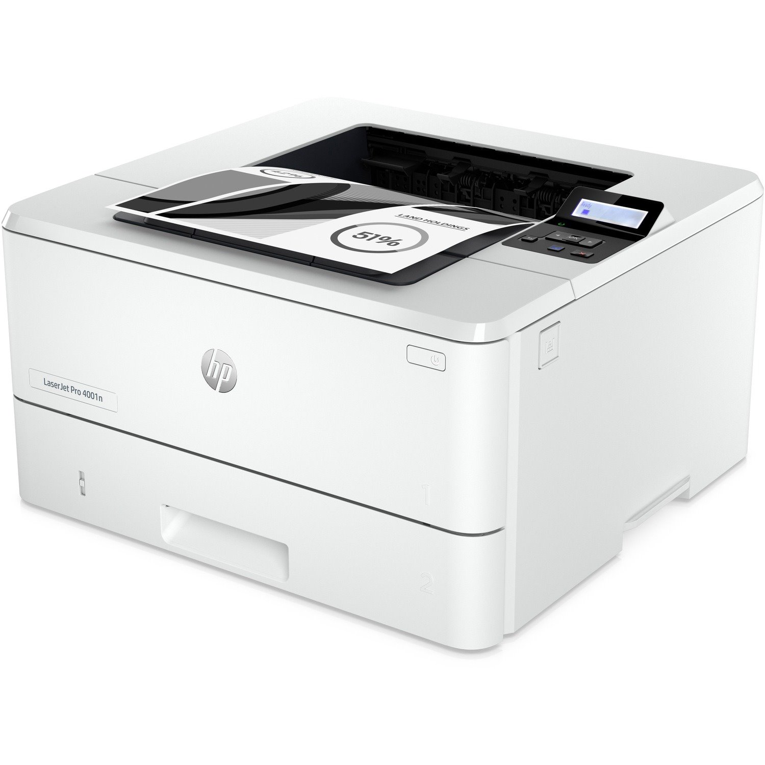 HP LaserJet Pro 4001n Desktop Laser Printer - Monochrome