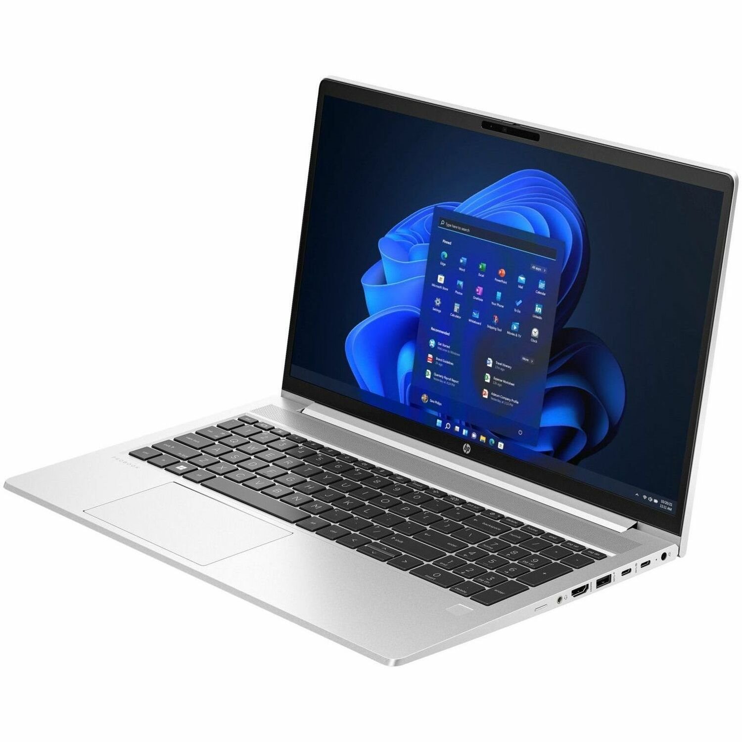 HP ProBook 450 G10 15.6" Touchscreen Notebook - Full HD - Intel Core i7 13th Gen i7-1355U - 16 GB - 512 GB SSD - Pike Silver Aluminum