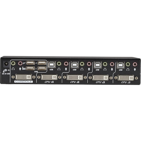 Black Box ServSwitch DT DVI 4-Port with Emulated USB Keyboard/Mouse