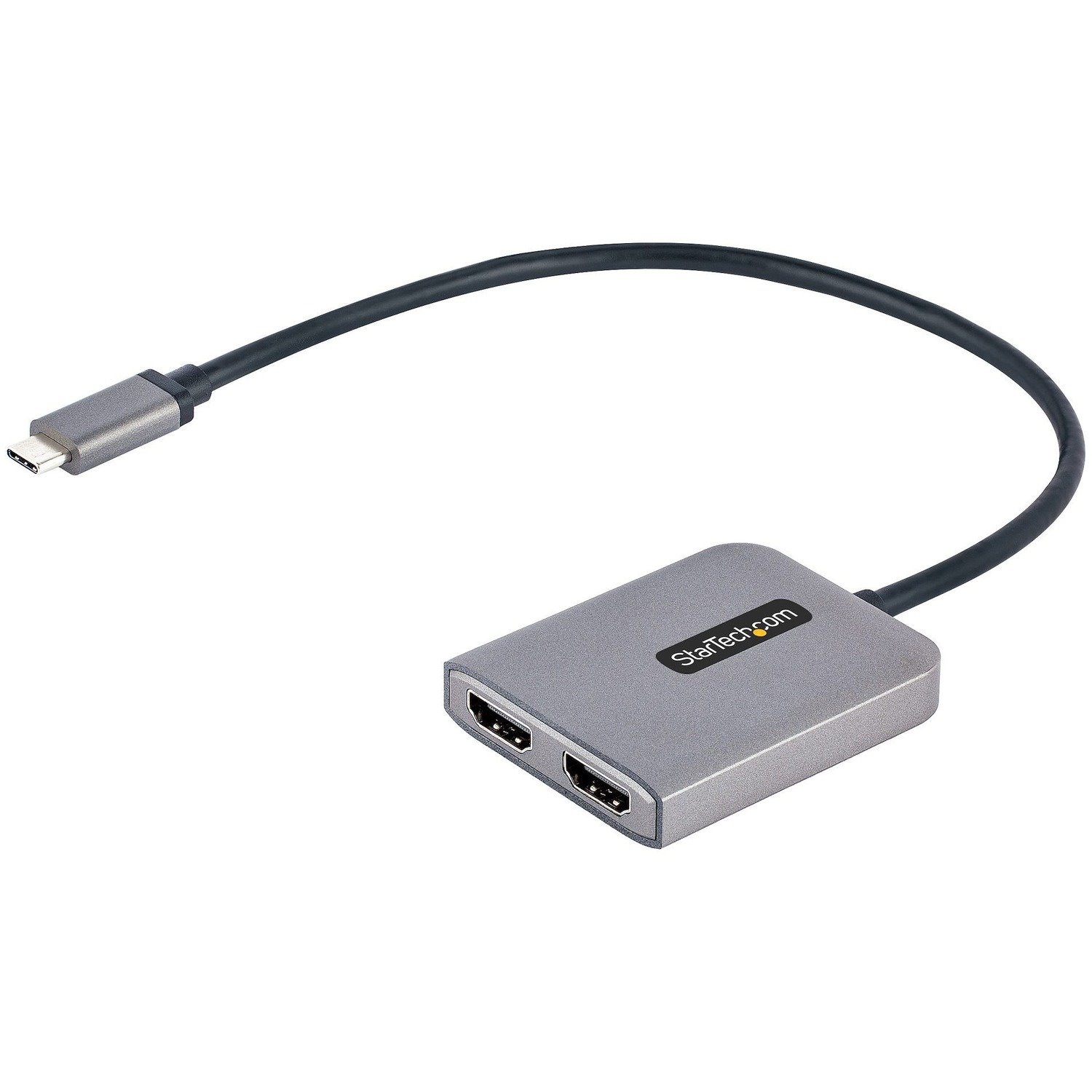 StarTech.com USB-C to Dual HDMI MST HUB, Dual HDMI 4K 60Hz, USB Type C Multi Monitor Adapter for Laptop, 2 Port DP 1.4 MST Hub