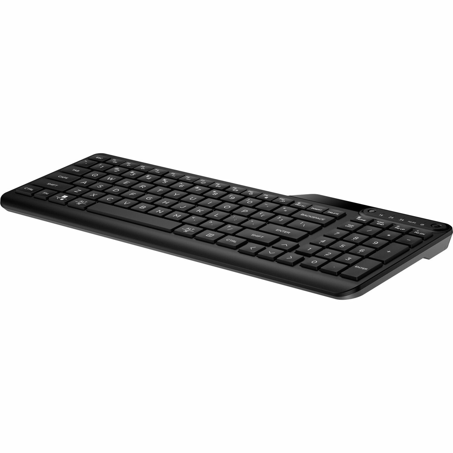 HP 460 Keyboard - Wireless Connectivity - English (US) - QWERTY Layout - Jack Black