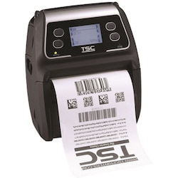 TSC Auto ID Alpha-4L Mobile Direct Thermal Printer - Monochrome - Portable - Label/Receipt Print - Bluetooth - Wireless LAN - Battery Included