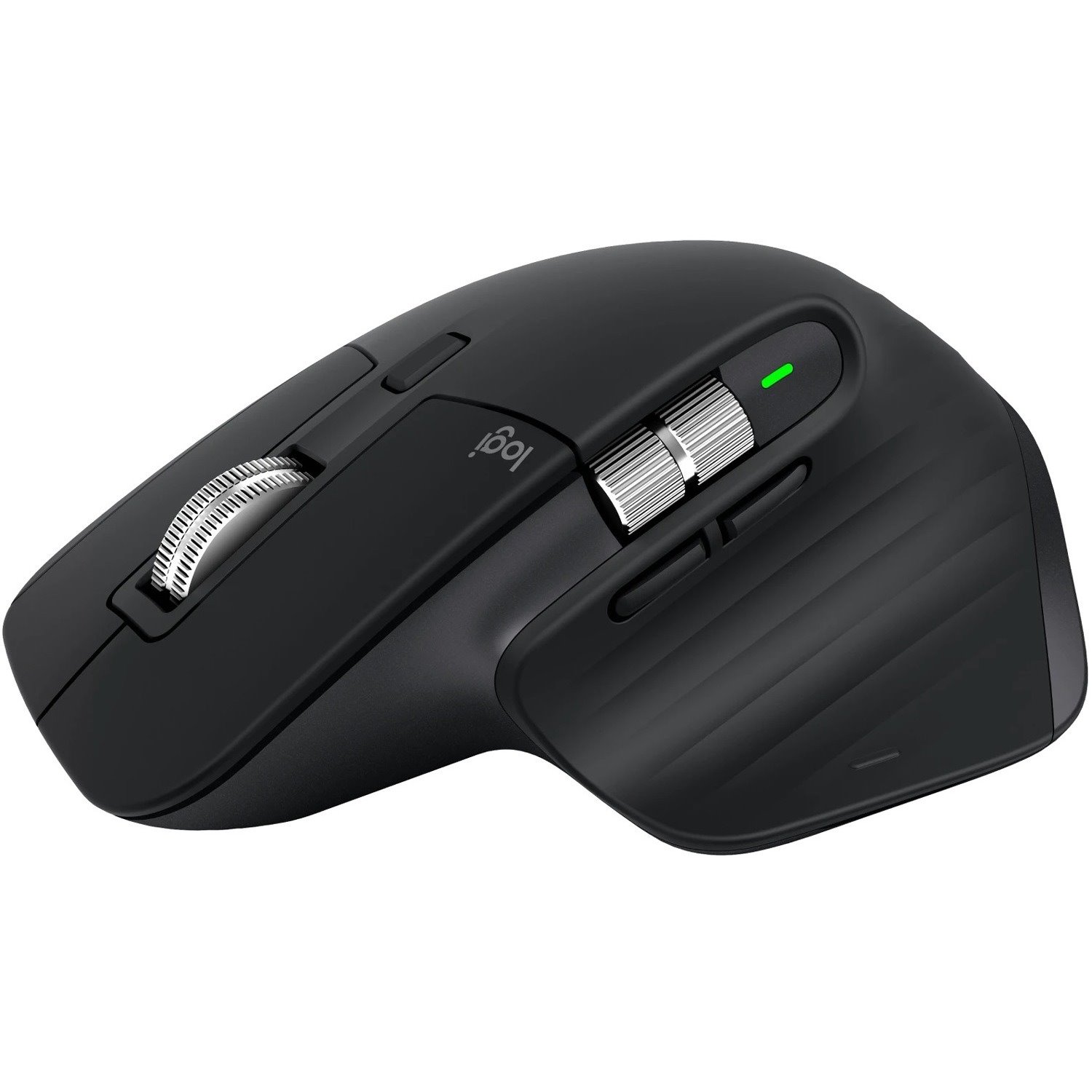 Logitech MX Master 3S - Wireless Performance Mouse with Ultra-fast Scrolling, Ergo, 8K DPI, Track on Glass, Quiet Clicks, USB-C, Bluetooth, Windows, Linux, Chrome (Black)