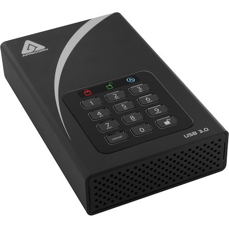 Apricorn Aegis Padlock DT ADT-3PL256-10TB 10 TB Desktop Hard Drive - External - TAA Compliant