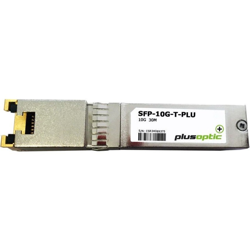 plusoptic SFP+ - 1 x RJ-45 10GBase-X Network