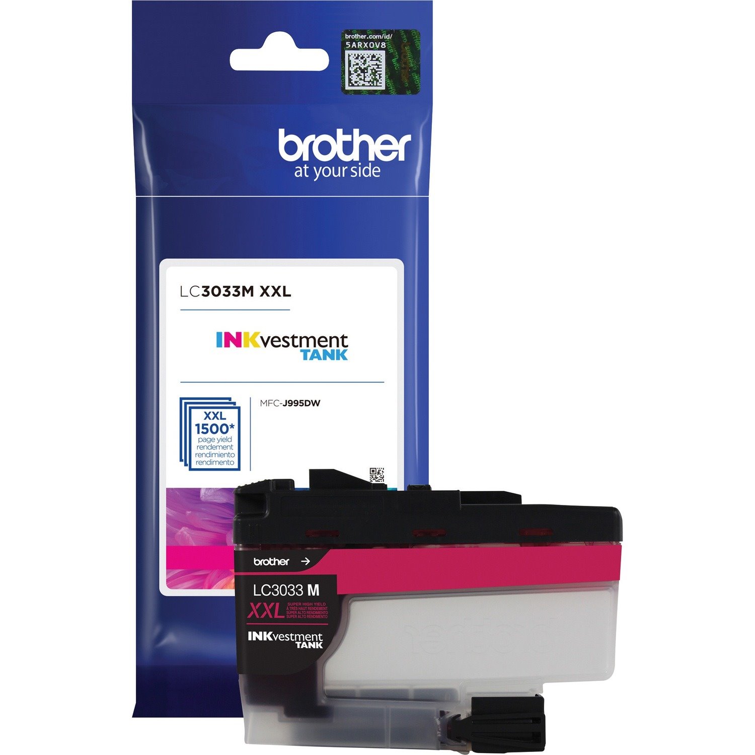 Brother INKvestment LC3033MS Original Inkjet Ink Cartridge - Magenta - 1 Each