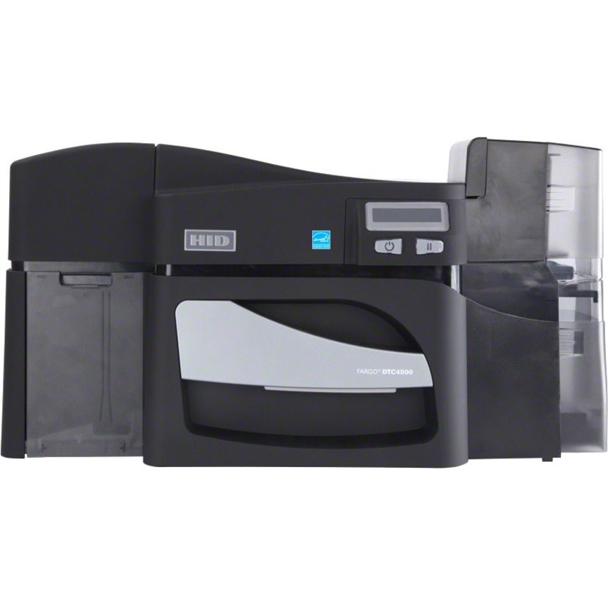 Fargo DTC4500E Double Sided Desktop Dye Sublimation/Thermal Transfer Printer - Color - Tabletop - Card Print - Fast Ethernet - USB