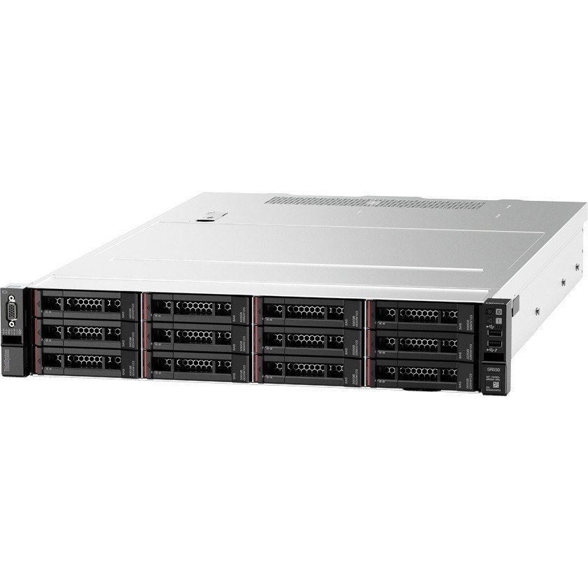 Lenovo ThinkSystem SR550 7X041007AU 2U Rack Server - 1 x Intel Xeon Bronze 3106 1.70 GHz - 16 GB RAM - 12Gb/s SAS, Serial ATA/600 Controller
