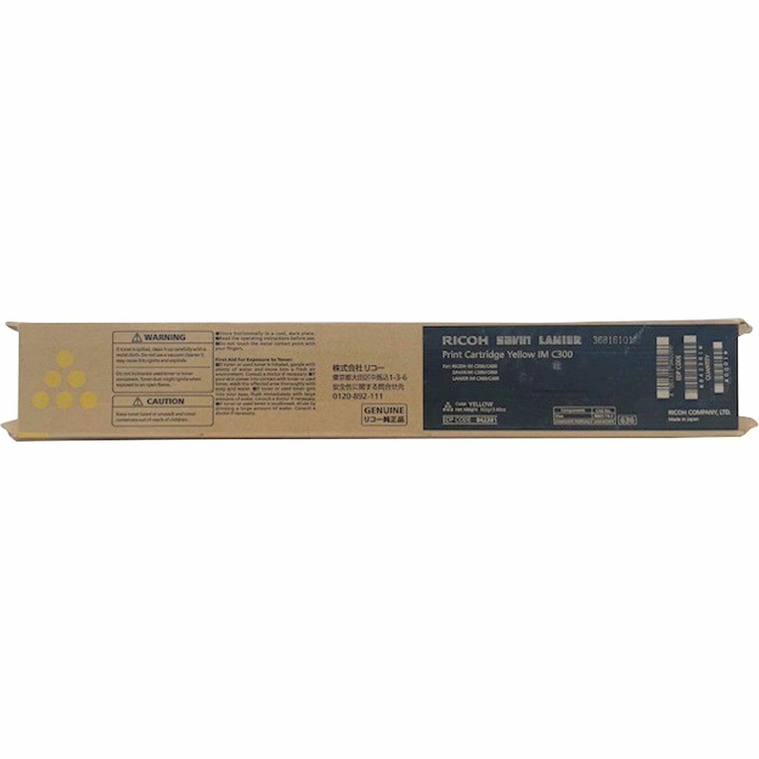 Ricoh Original Laser Toner Cartridge - Yellow - 1 Pack