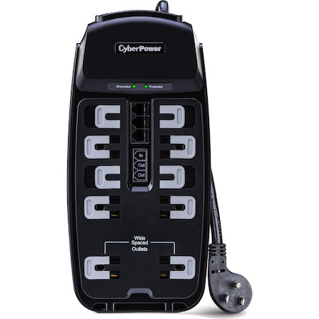CyberPower CSP1008T Professional 10 - Outlet Surge with 2850 J