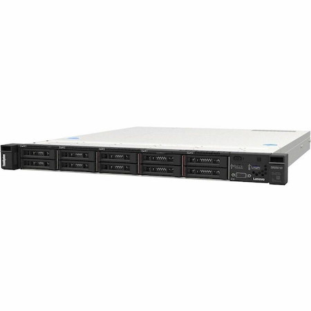Lenovo ThinkSystem SR250 V2 7D7QA01JAU 1U Rack Server - 1 x Intel Xeon E-2378G 2.80 GHz - 16 GB RAM - Serial ATA Controller
