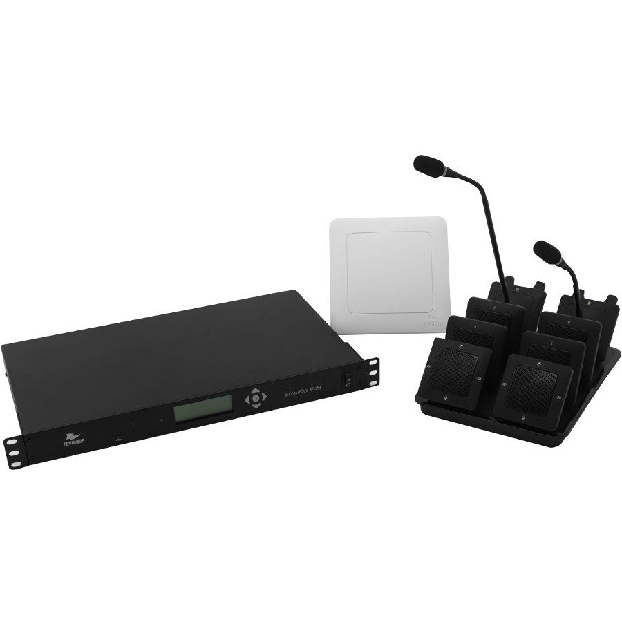 Revolabs Executive Elite 01-ELITEEXEC4-31GSA 4 Channel Wireless Microphone System