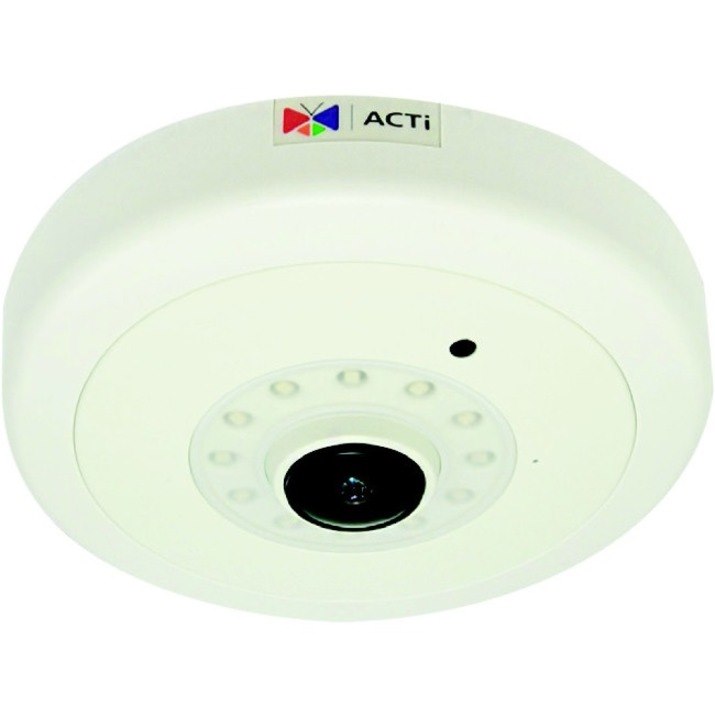 ACTi Hemispheric B57 6 Megapixel HD Network Camera - Color, Monochrome - Dome