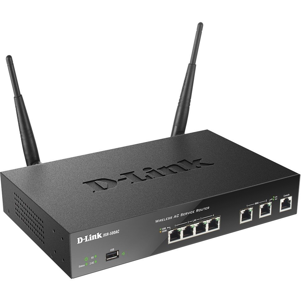 Buy D-Link DSR-500AC Wi-Fi 5 IEEE 802.11ac Ethernet Wireless Router | Virtu