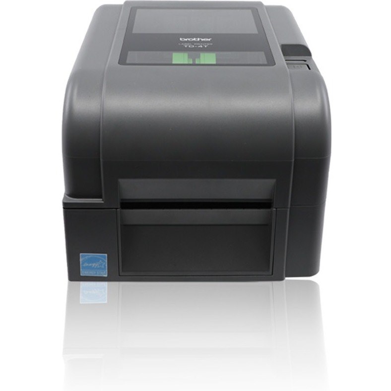 Brother Td-4420tn Desktop Direct Thermal/Thermal Transfer Printer - Monochrome - Label/Receipt Print - Fast Ethernet - USB - USB Host - Serial - With Cutter