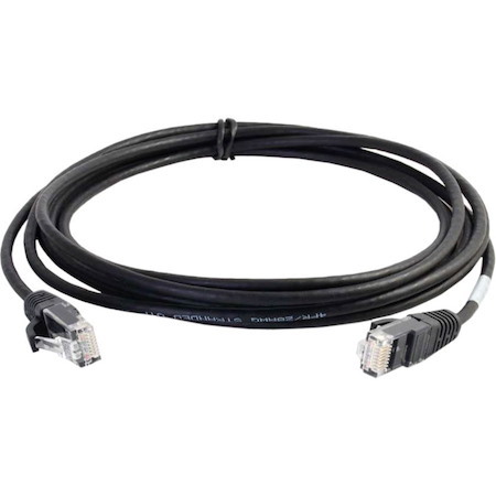 C2G 4ft Cat6 Snagless Unshielded (UTP) Slim Network Patch Cable - Black