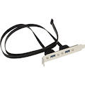Supermicro USB 3.1 B Key to USB 3.0A Female x2 55cm Cable