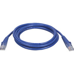 Eaton Tripp Lite Series Cat6a 10G Snagless Shielded STP Ethernet Cable (RJ45 M/M), PoE, Blue, 7 ft. (2.13 m)