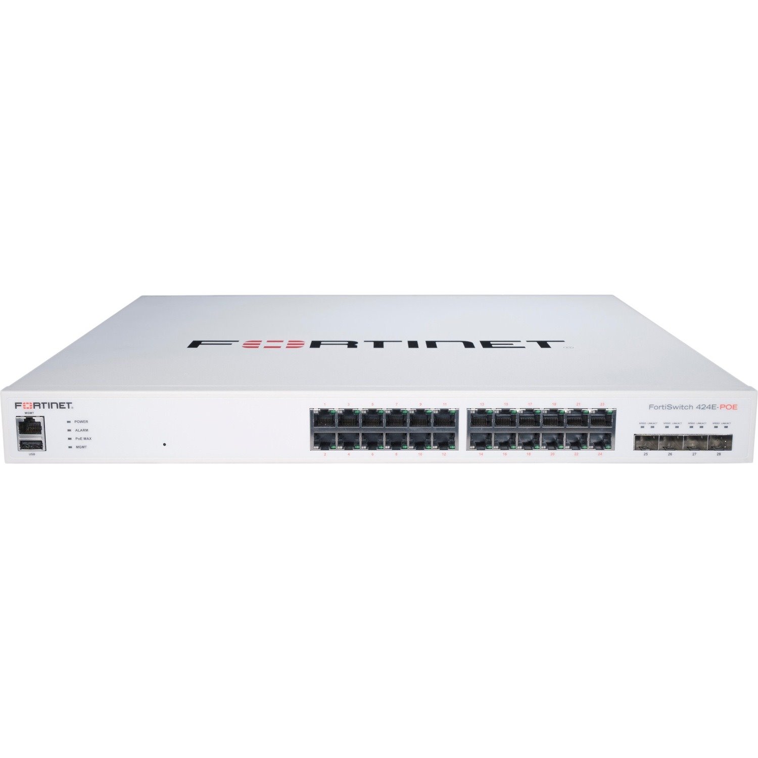 Fortinet FortiSwitch 400 FS-424E-POE 24 Ports Manageable Layer 3 Switch