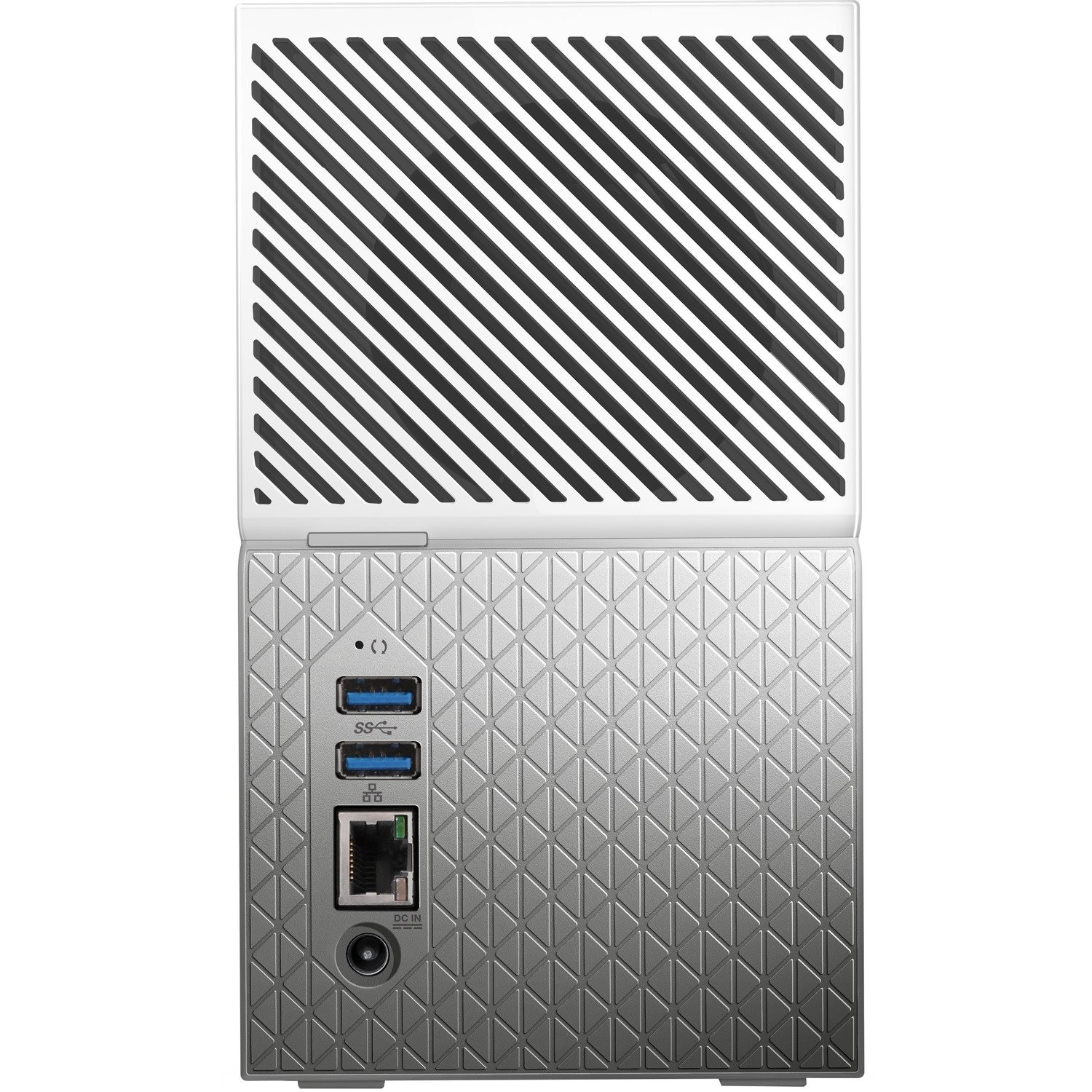 WD My Cloud Home Duo WDBMUT0040JWT-EESN 2 x Total Bays NAS Storage System - 4 TB HDD Desktop