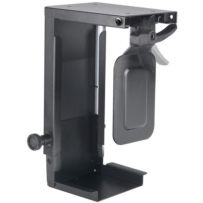 Newstar Lockable Under Desk PC Mount (Suitable PC Dimensions - Height: 20-36 cm / Width: 5-10 cm) - Black