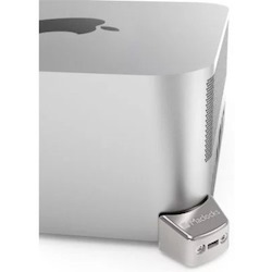 Mac Studio T-slot Ledge Lock Adapter Silver