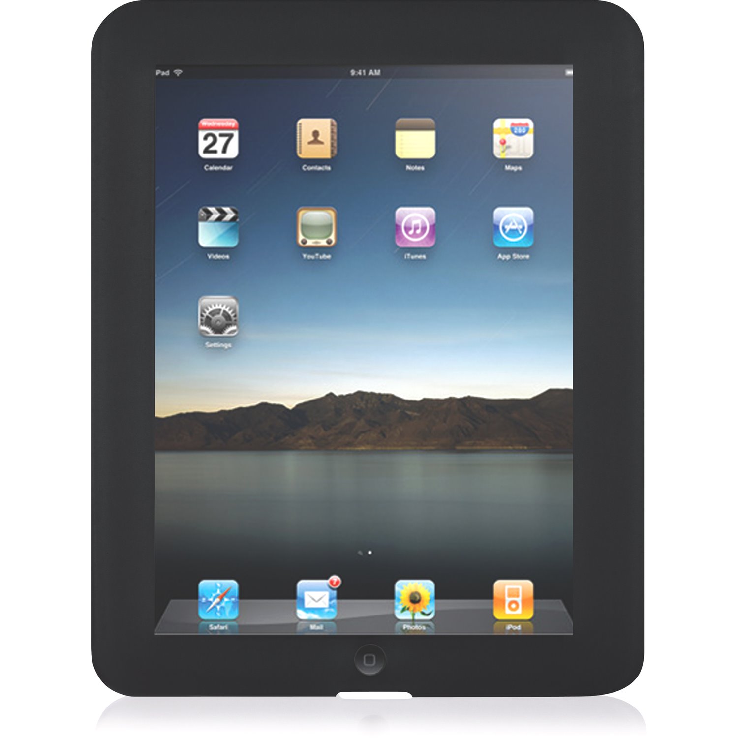 LASER Case for Apple iPad Tablet - Black