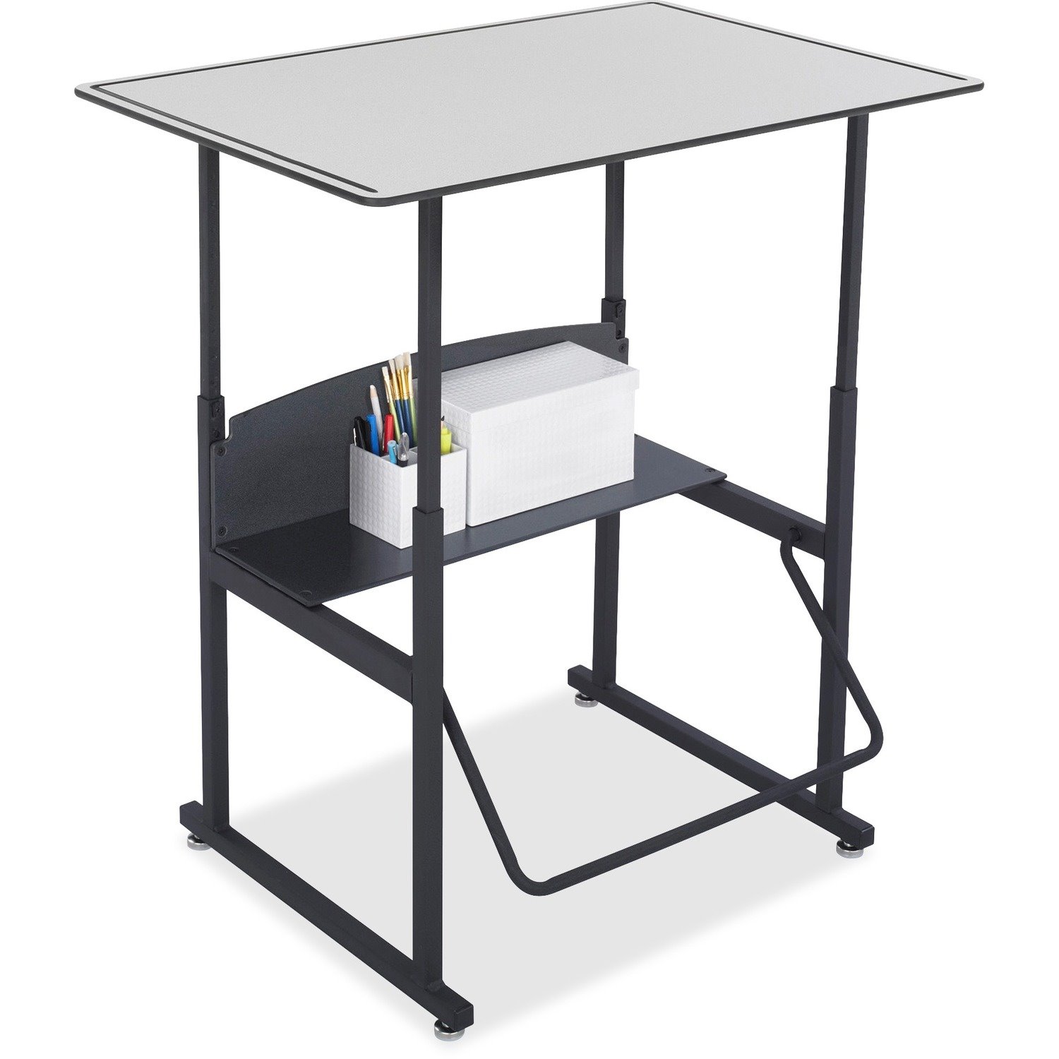 Safco AlphaBetter Desk, 36 x 24 Premium Top, w/o Book Box