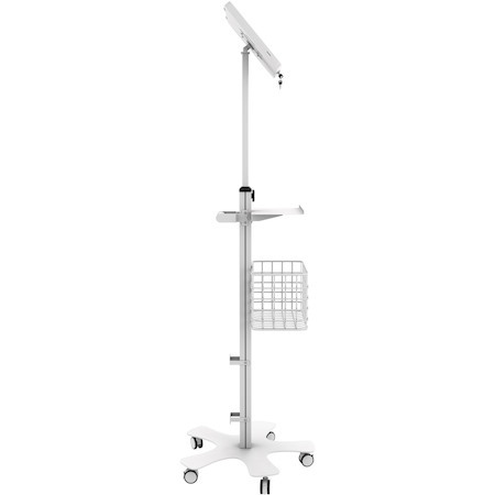 CTA Digital Medical Mobile Floor Stand with Large Universal Security Enclosure