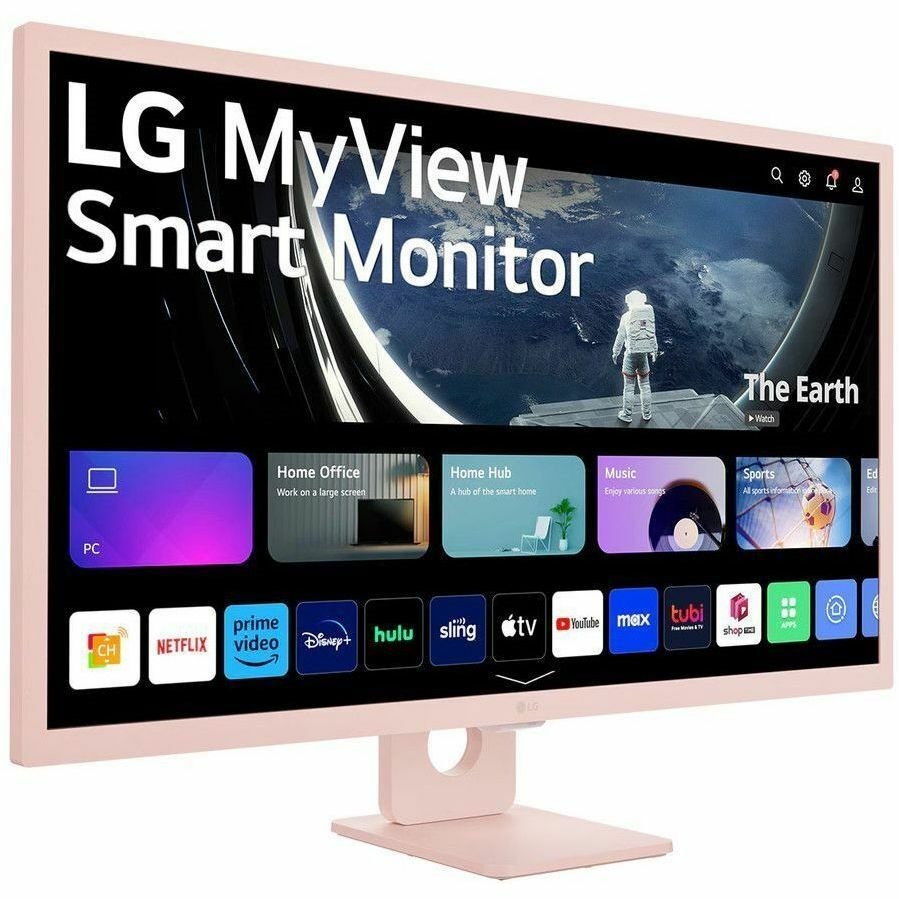 LG MyView 32SR50F-P 32" Class Full HD Smart LCD Monitor - 16:9 - Pink