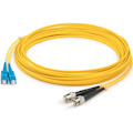 AddOn 10m SC (Male) to ST (Male) Yellow OS2 Duplex Fiber OFNR (Riser-Rated) Patch Cable