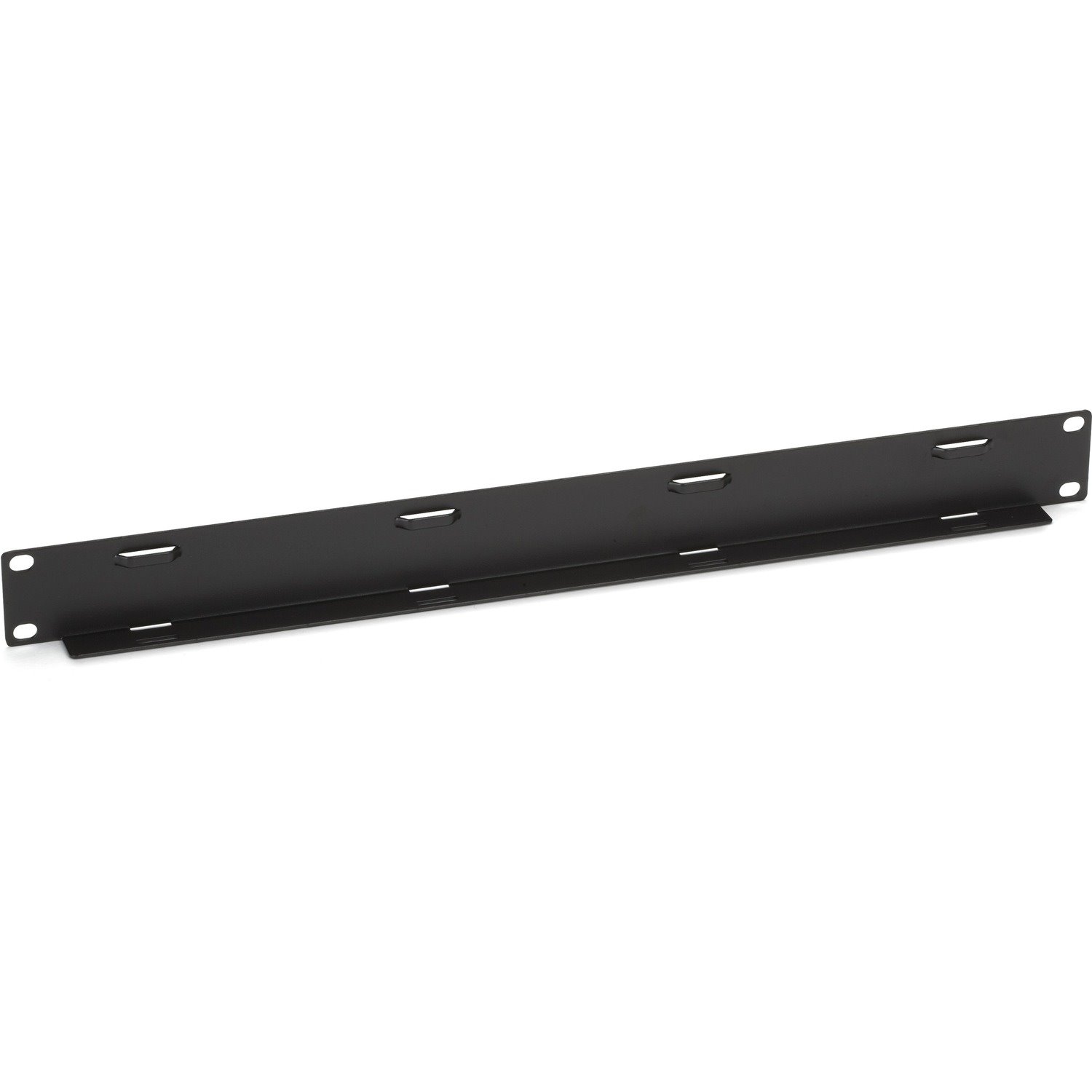 Black Box Horizontal Rackmount IT Cable Manager - 1U, 19" , Single-Sided Metal