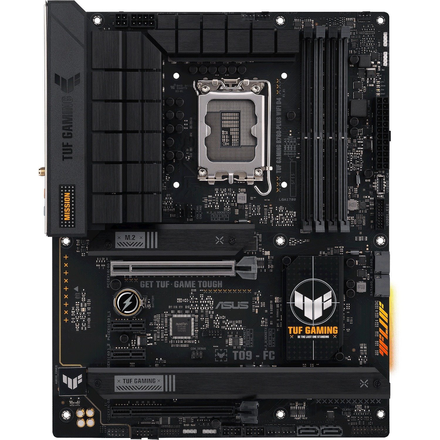 TUF B760-PLUS WIFI D4 Gaming Desktop Motherboard - Intel B760 Chipset - Socket LGA-1700 - ATX