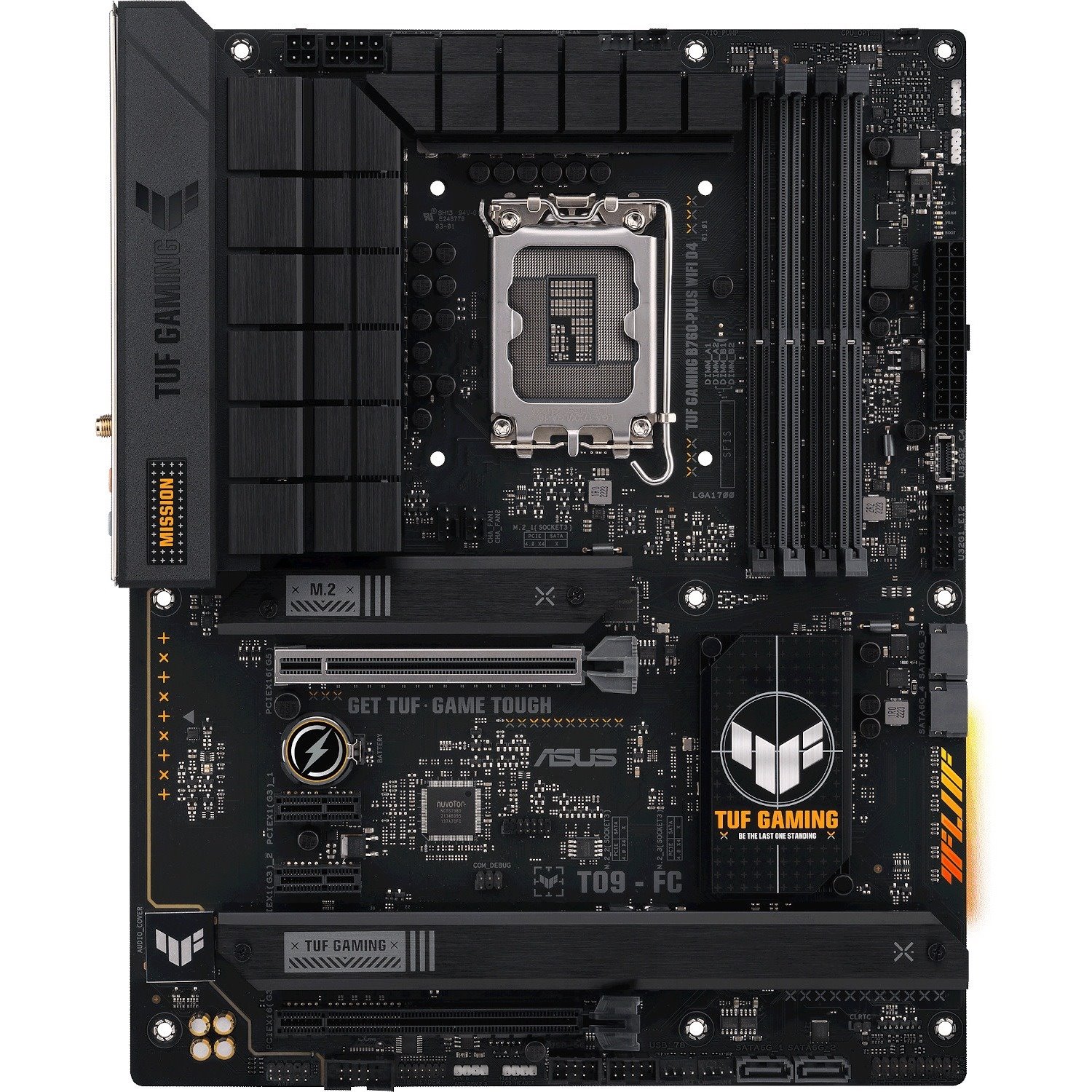 TUF GAMING B760-PLUS WIFI D4 Gaming Desktop Motherboard - Intel B760 Chipset - Socket LGA-1700 - ATX