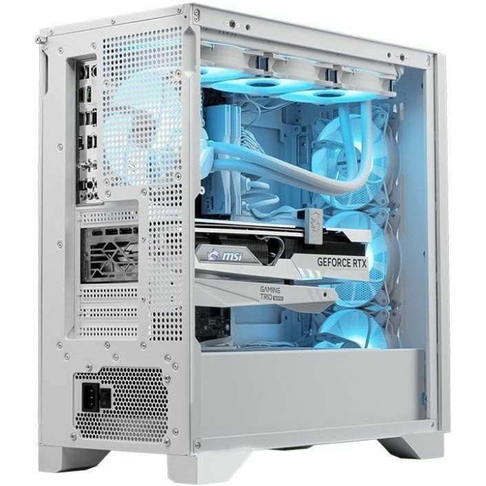 MSI Aegis R2 Gaming PC, Intel Core i7-14700F, RTX 4070 Ti Super, 32GB, 2TB SSD, 360 Liquid Cooling, White Color