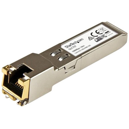 StarTech.com SFP (mini-GBIC) - 1 x RJ-45 1000Base-T Network LAN - 1 Pack