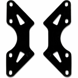 Amer Mounts AMRV201 Mounting Adapter for TV, Monitor, Desk Mount, Wall Mount - Powder Coated Black