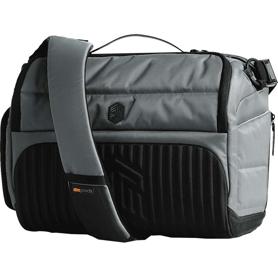 STM Goods Dux Carrying Case Rugged (Messenger) for 15" to 16" MacBook - Gray Storm