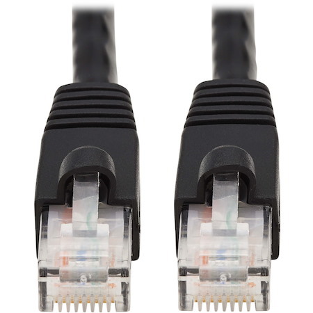 Eaton Tripp Lite Series Cat6a 10G Snagless UTP Ethernet Cable (RJ45 M/M), Black, 3 ft. (0.91 m)