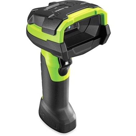 Zebra DS3678-SR Rugged Industrial, Warehouse Handheld Barcode Scanner Kit - Wireless Connectivity - Industrial Green - USB Cable Included