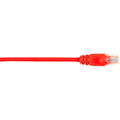 Black Box CAT5e Value Line Patch Cable, Stranded, Red, 1-ft. (0.3-m), 10-Pack