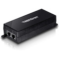 TRENDnet Gigabit Power Over Ethernet Plus Injector, Converts Non-Poe Gigabit To Poe+ Or PoE Gigabit, Supplies PoE (15.4W) Or PoE+ (30W) Power Network Distances Up To 100M (328 ft.), Black, TPE-115GI