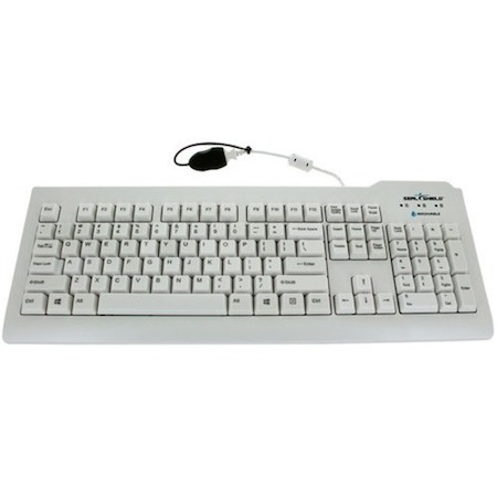 Seal Shield Silver Seal Waterproof Keyboard - SSWKSV208UK