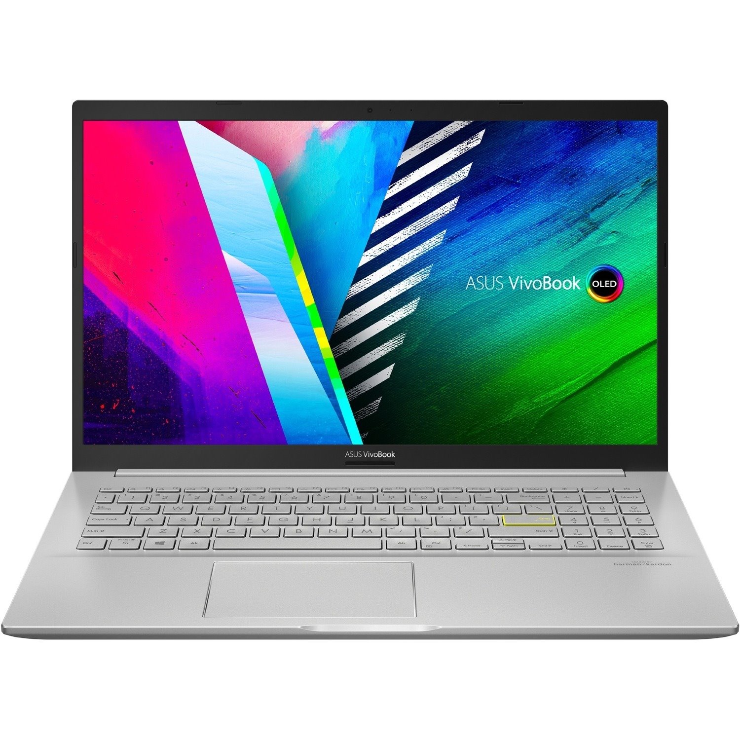 Asus Vivobook 15 OLED K513 K513EA-L1897W 39.6 cm (15.6") Notebook - Full HD - 1920 x 1080 - Intel Core i7 11th Gen i7-1165G7 Quad-core (4 Core) 2.80 GHz - 16 GB Total RAM - 8 GB On-board Memory - 512 GB SSD - Transparent Silver