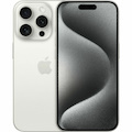 Apple iPhone 15 Pro 1 TB Smartphone - 6.1" OLED 2556 x 1179 - Hexa-core (A17 ProDual-core (2 Core) 3.78 GHz + A17 Pro Quad-core (4 Core) - 8 GB RAM - iOS 17 - 5G - White Titanium