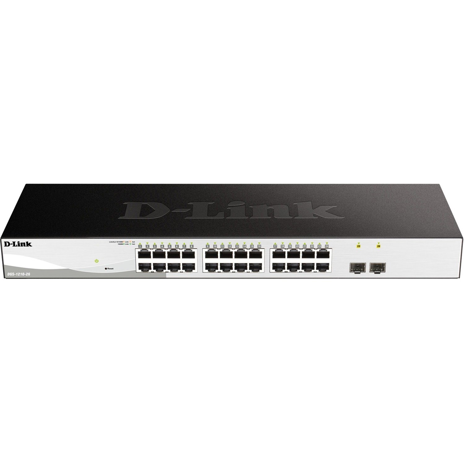 D-Link Smart Plus DGS-1210 DGS-1210-26 24 Ports Manageable Ethernet Switch - Gigabit Ethernet - 1000Base-X