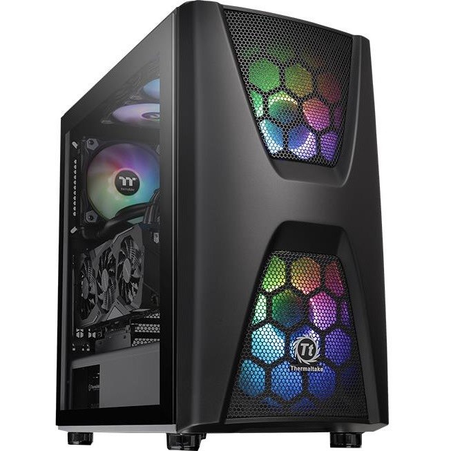 Thermaltake Commander C34 TG ARGB Computer Case with Windowed Side Panel