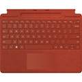 Microsoft Signature Keyboard/Cover Case for 33 cm (13") Microsoft Surface Pro X, Surface Pro 8 Tablet - Poppy Red